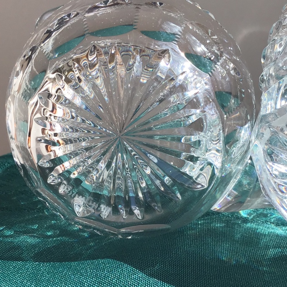 Wedgwood‎ Crystal Sugar Bowl and Creamer Set Vintage - Picture 5 of 11